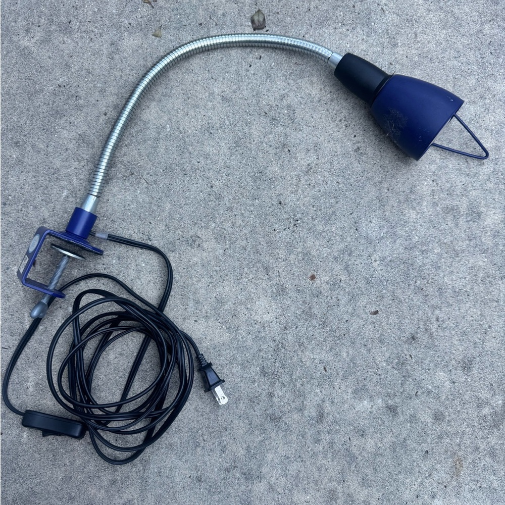 IKEA Robin Clamp Flexible Blue Desk Lamp
